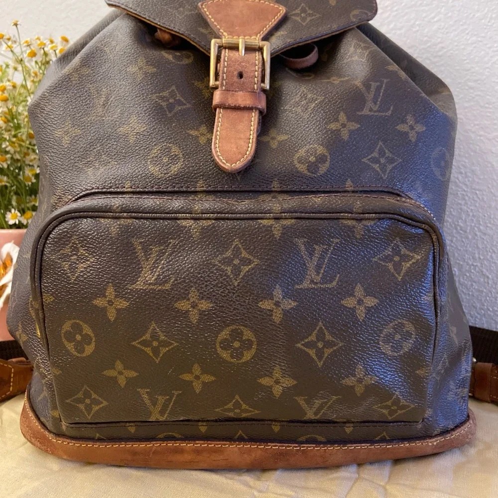 ♥️ LOUIS VUITTON Montsouris GM Backpack 💯 AUTH - Picture 3 of 16